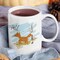 12oz Coffee Mug: Fox "Happy Fall Y'all". High-quality sublimation inks on white ceramic mug. Fall Decor, Fox Coffee Mug, Whimsical Fall Mug. product 1